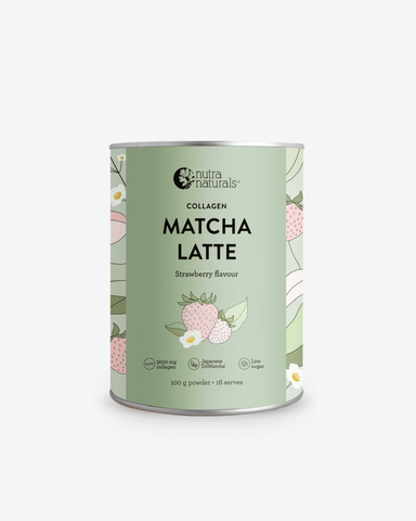 Collagen Strawberry Matcha Latte
