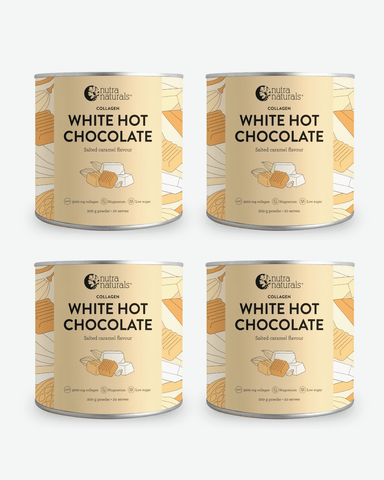Buy 4 get 25% off Collagen White Hot Chocolate